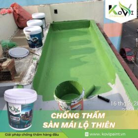 Chống thấm sàn mái lộ thiên